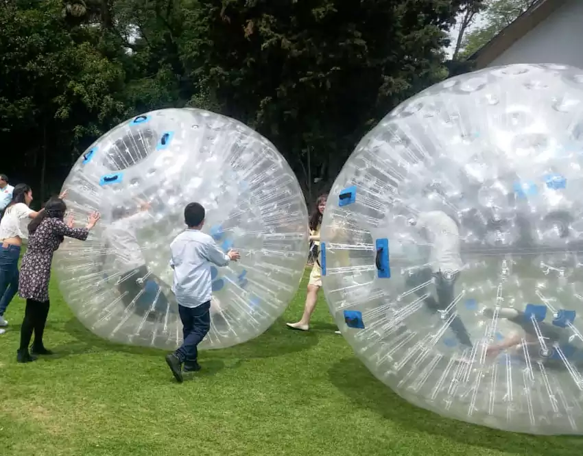 Renta de zorb ball