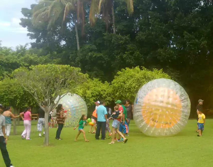 Renta de zorb ball